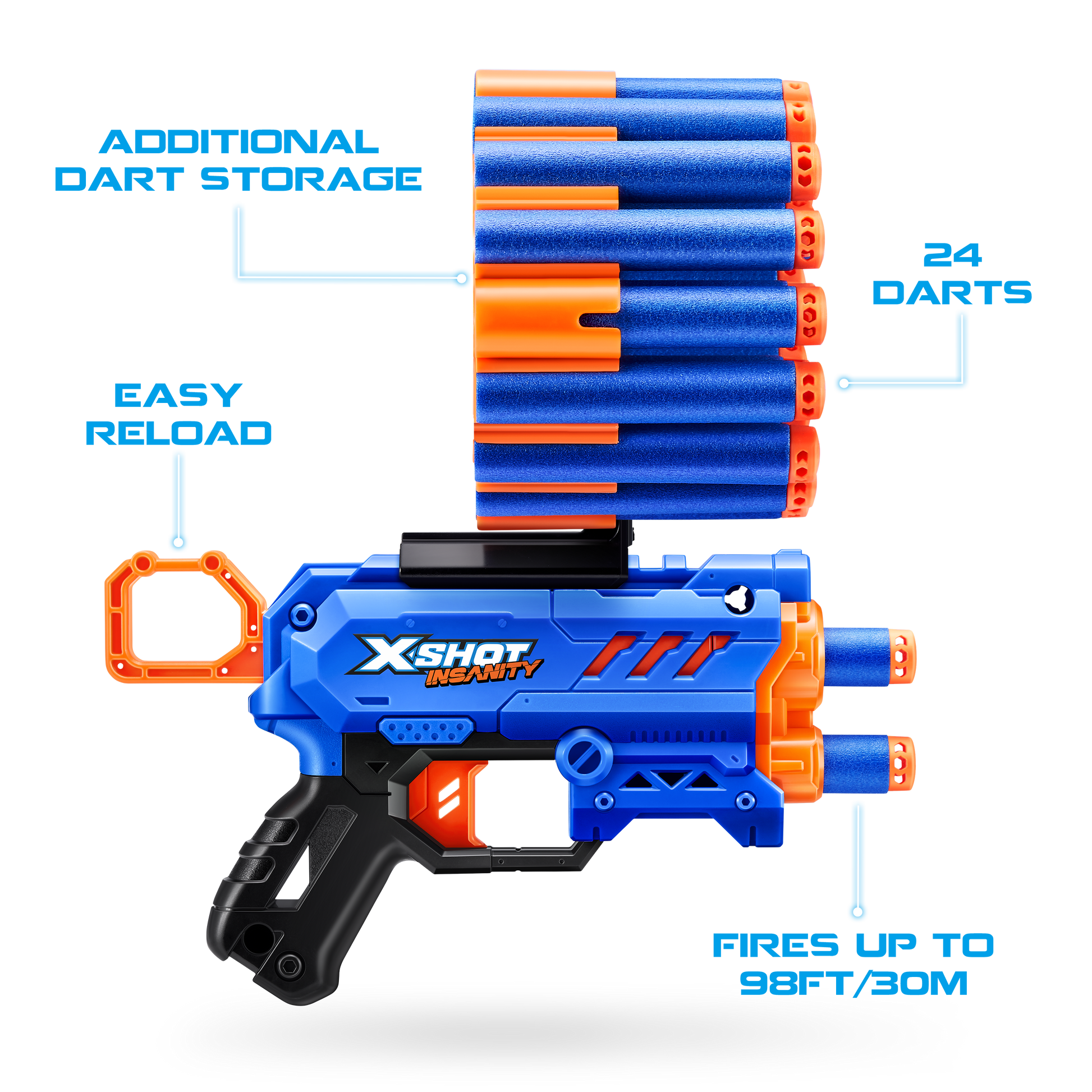 X-Shot Insanity Micro (24 Darts)