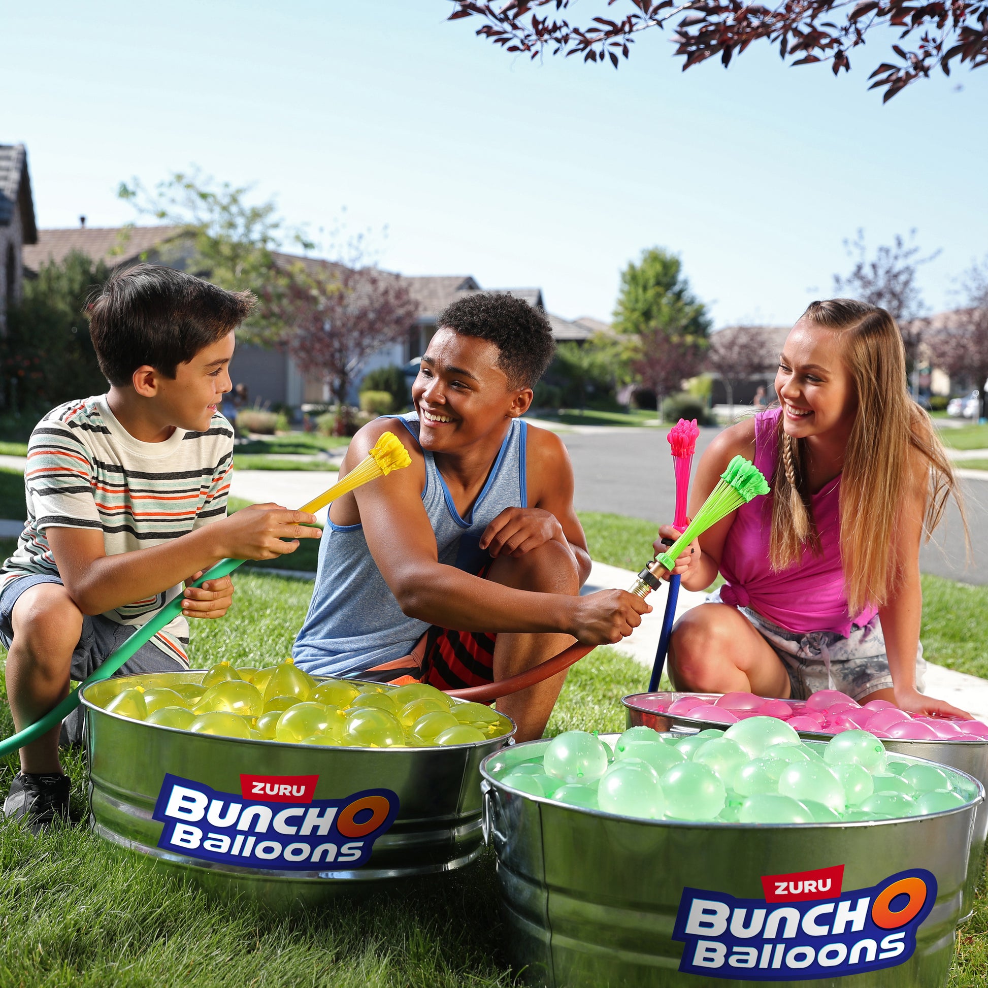 X-Shot Water Combo (2 pcs Micro Fast Fill + 3 pcs Tropical Party BOB)