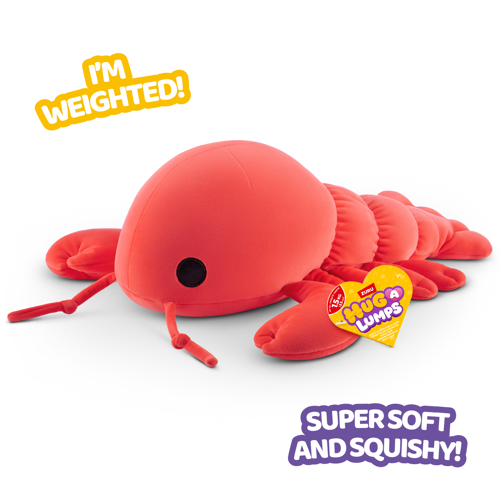 Hug A Lumps Medium - Lenny the Lobster