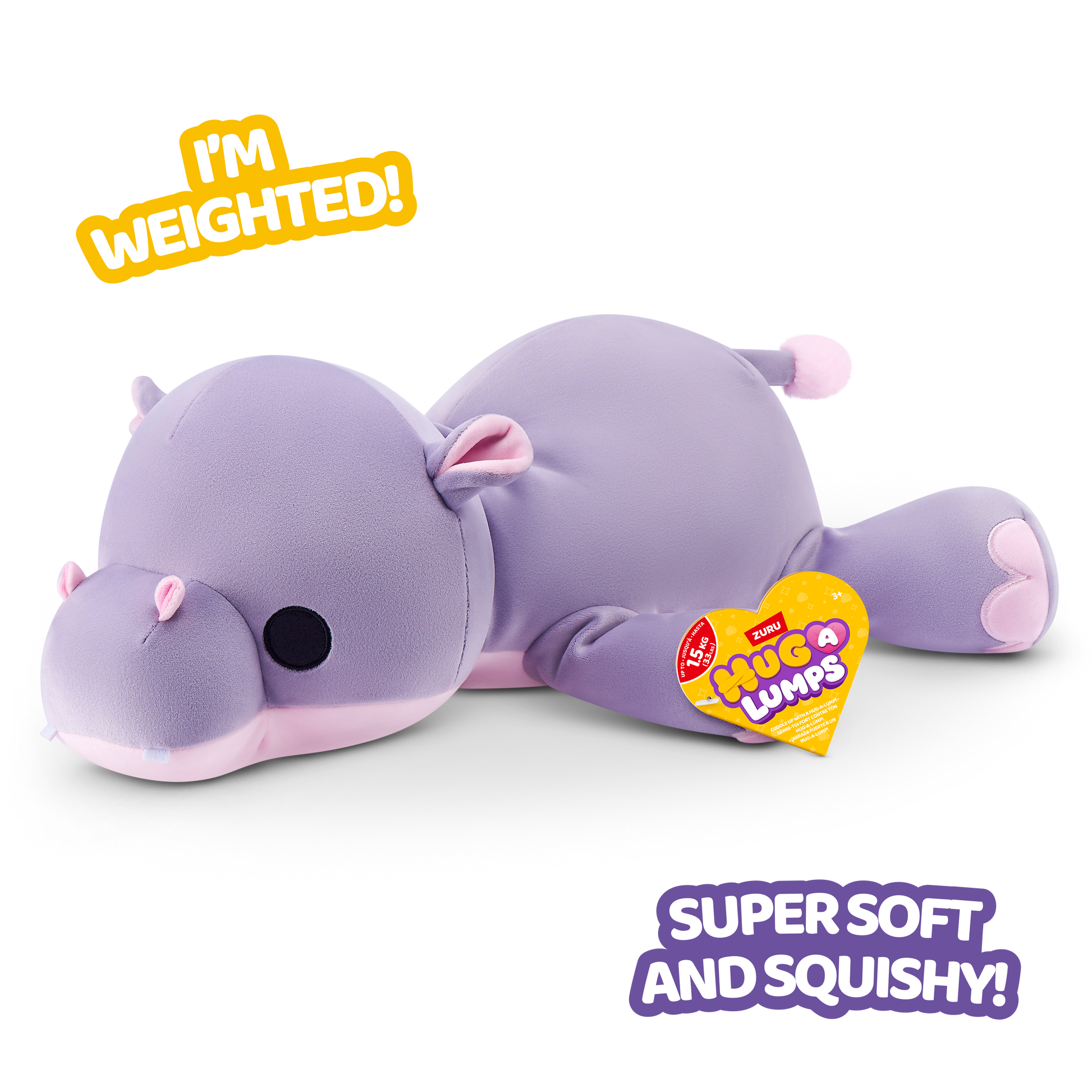 Hug A Lumps Medium - Harley the hippo