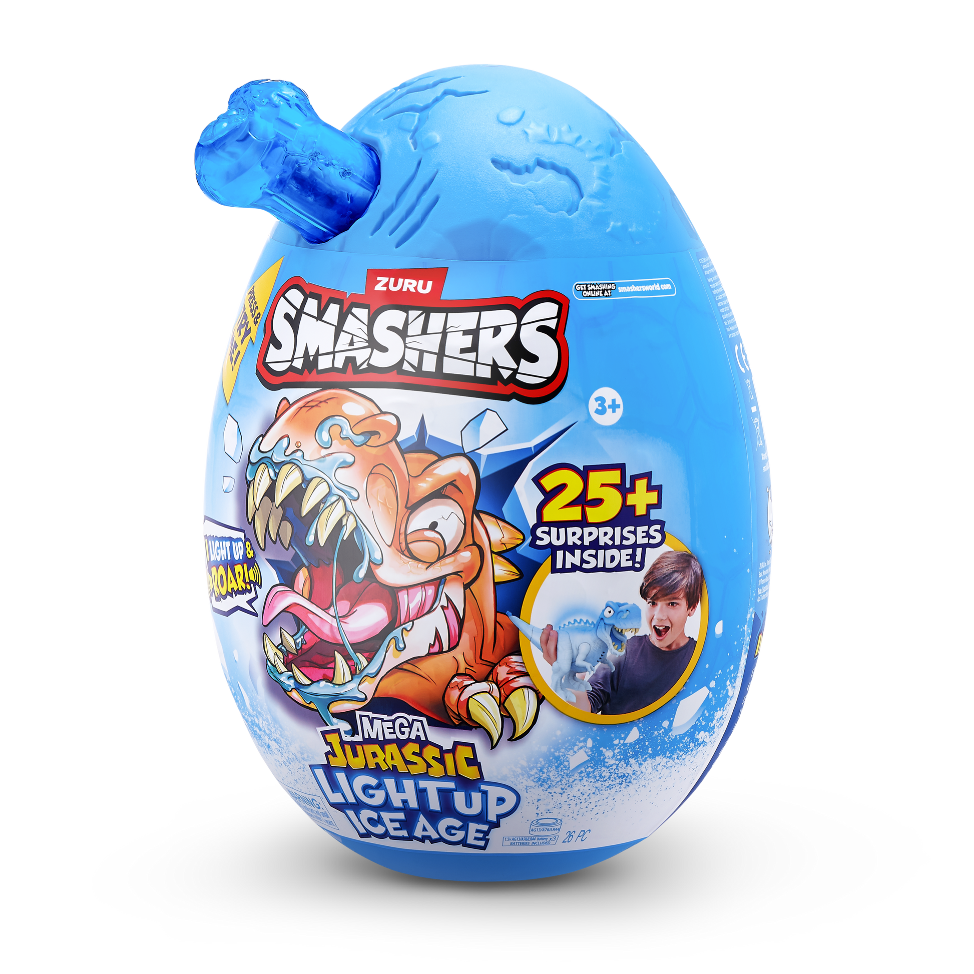 Smasher Dino Ice Age Light Up Mega Egg (S1)