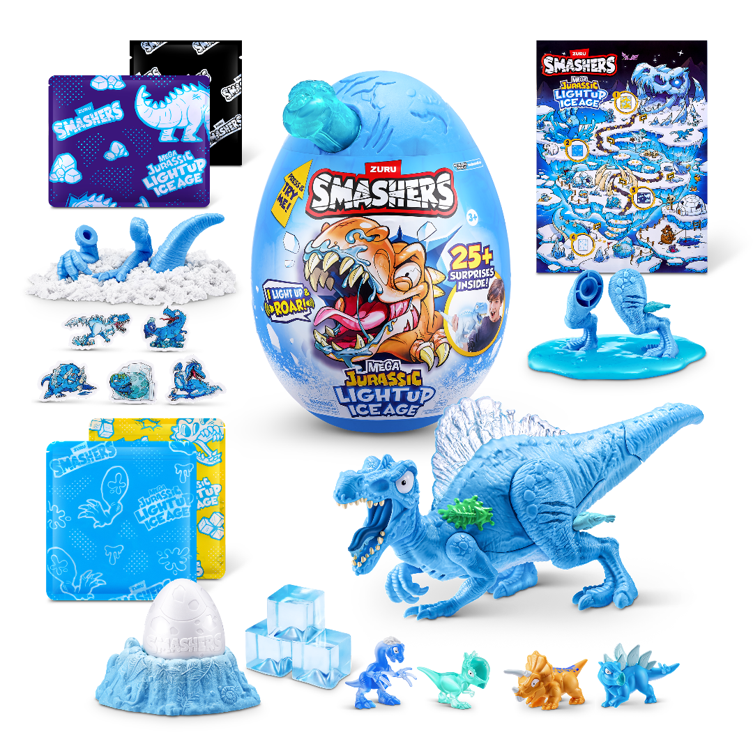Smasher Dino Ice Age Light Up Mega Egg (S1)