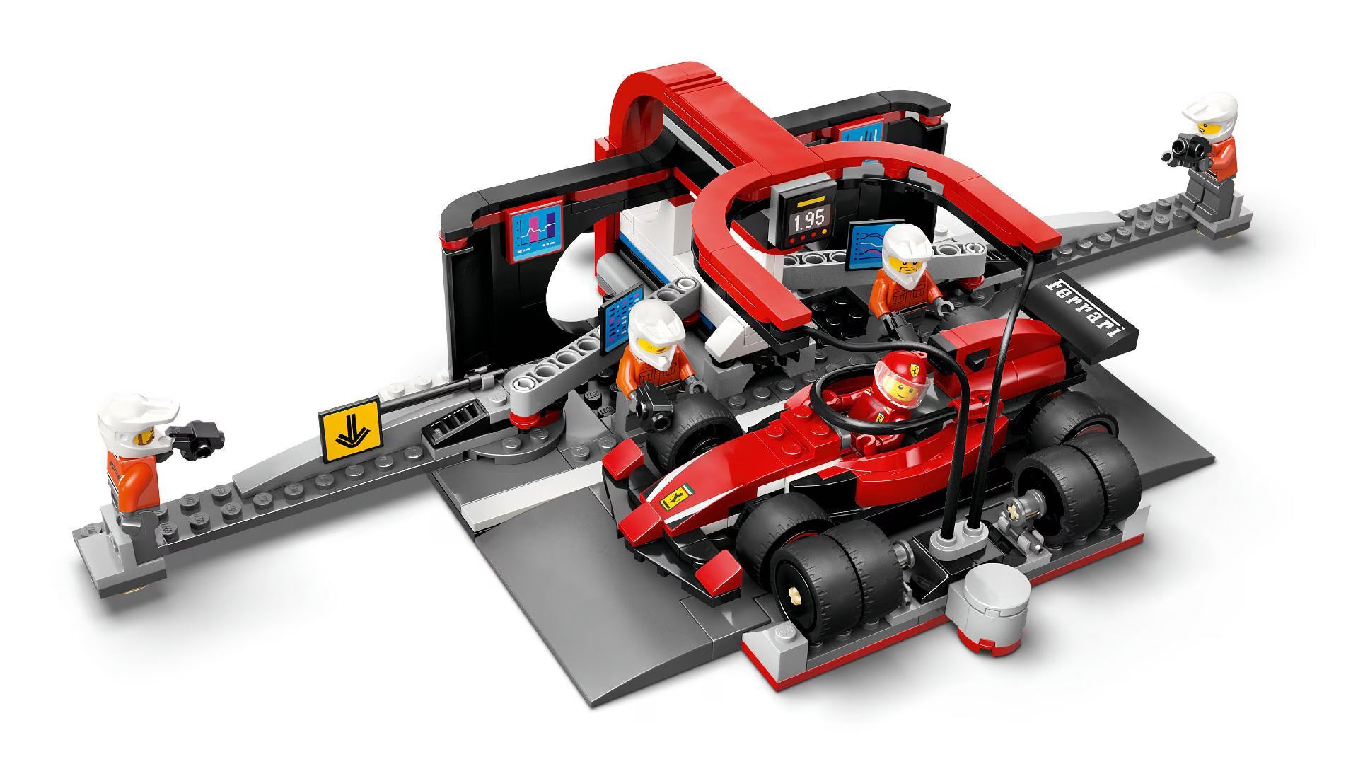 LEGO® F1® Pit Stop & Pit Crew with Ferrari Car