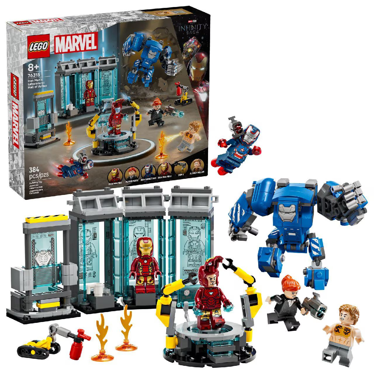 LEGO® Iron Man's Laboratory: Hall of Armor