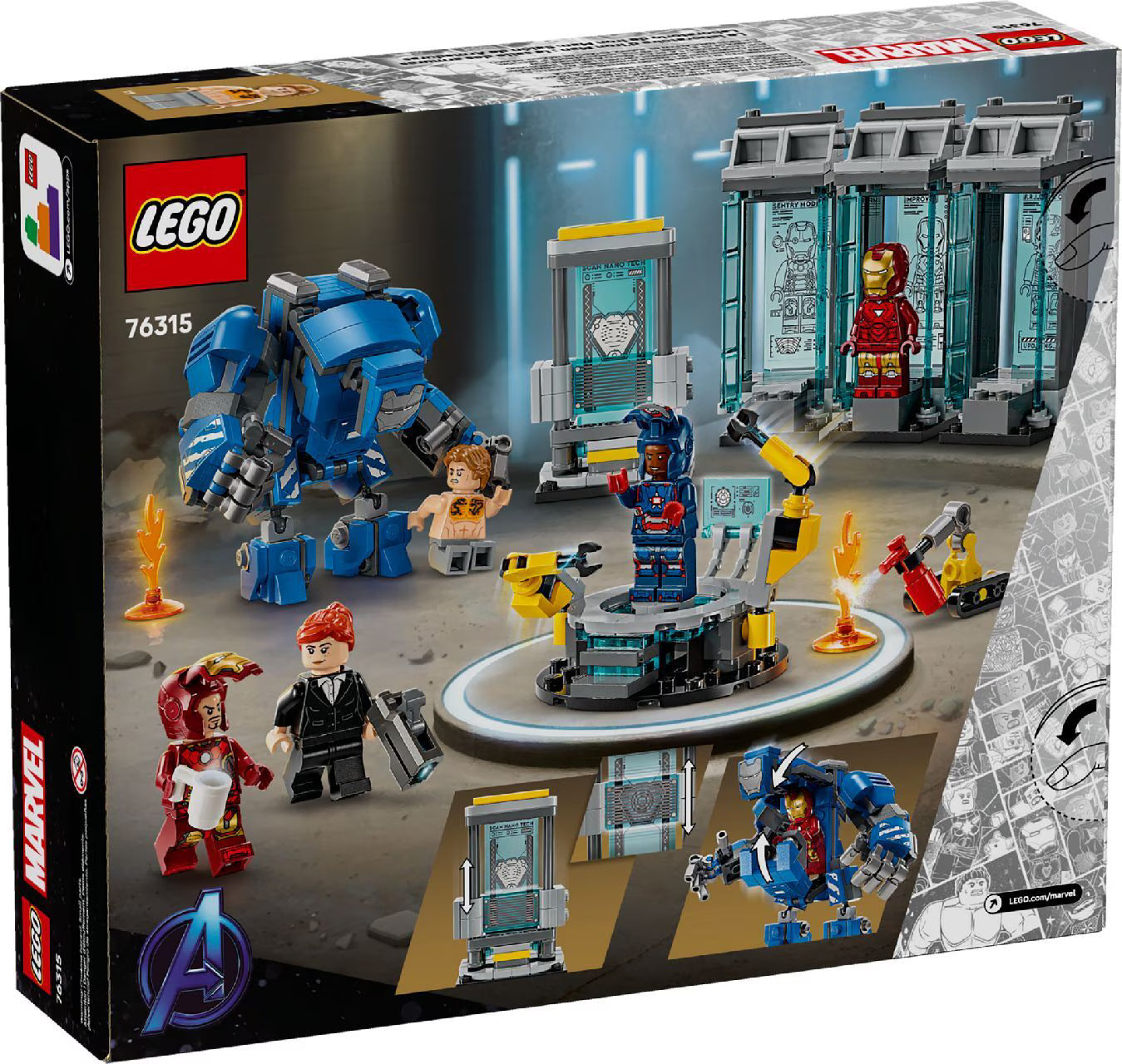 LEGO® Iron Man's Laboratory: Hall of Armor