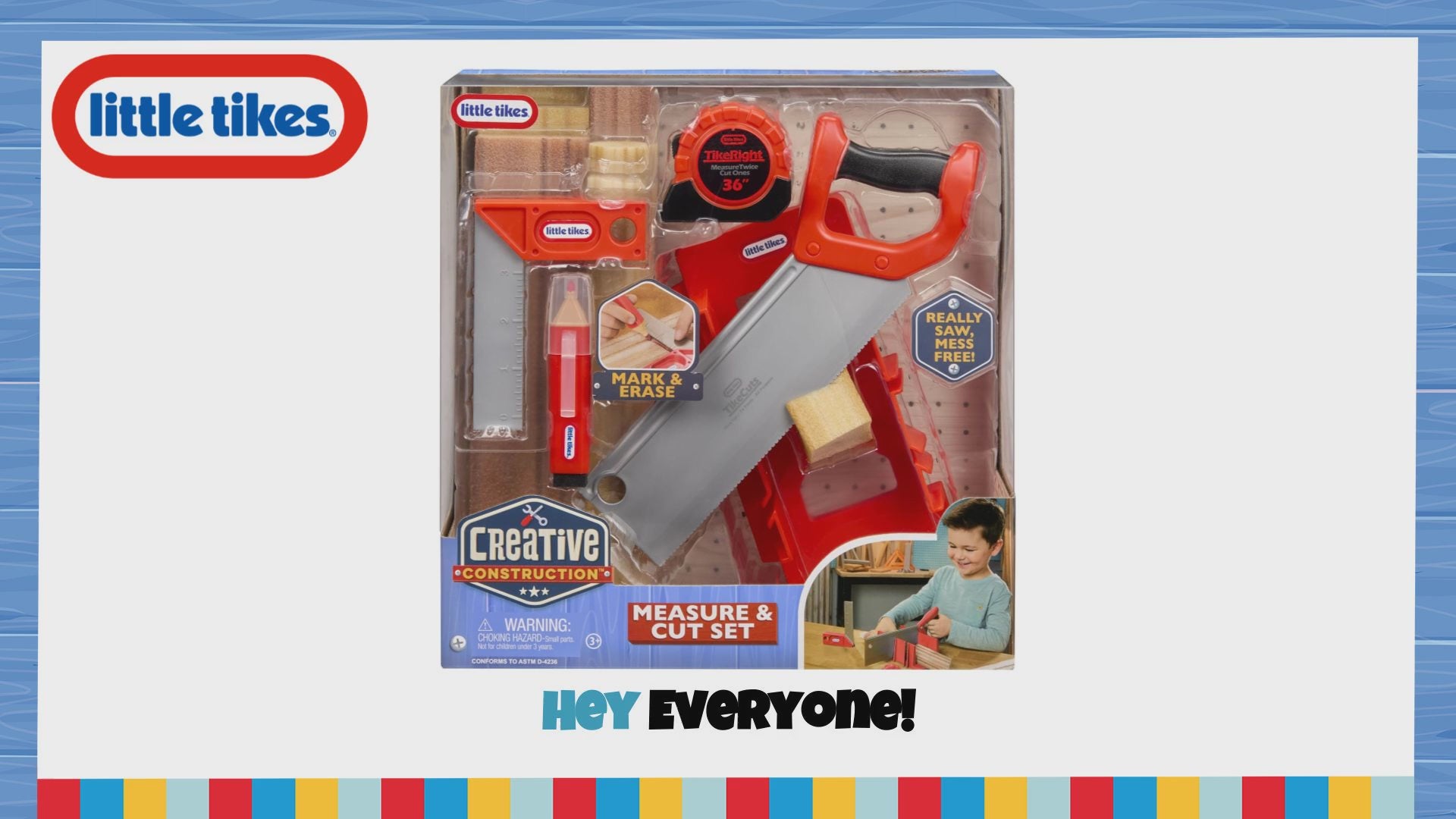 Little Tikes Creative Construction Measure & Cut Set